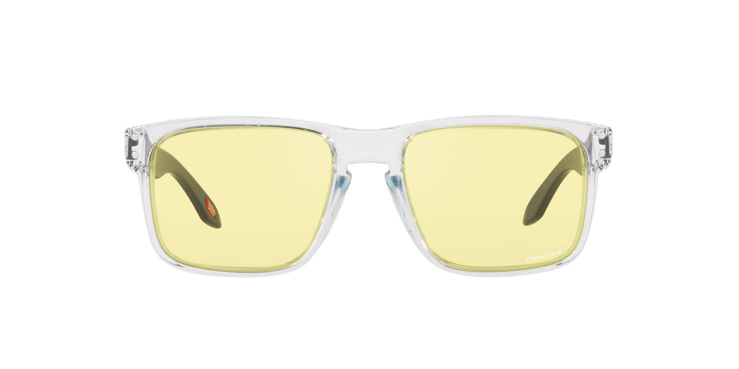 Oakley Men's OO9102 Holbrook Square Sunglasses, Clear/Prizm Gaming, 57 mm