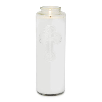 Root Candles Prayer Candles Clear Glass Devotional 7-Day Prayer Candle, 1-Count, Day of The Dead (Spanish) (Pack of 2)