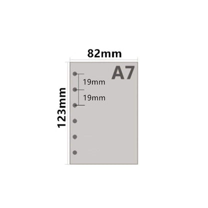 A7 Planner Inserts for 11 Packs, A7 Agenda Refill, 100 gsm Thicker Paper/4.84 x 3.23'', 45 Sheets(90 Pages) per Pack, 11 Designs Included, for 6 Holes Pocket Binder, Harphia