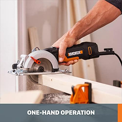 Worx WX439L 4.5 Amp WORXSAW 4.5" Electric Compact Circular Saw