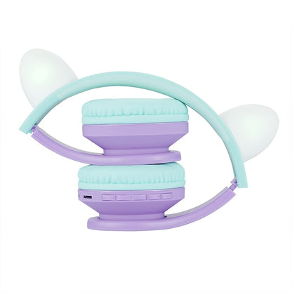 PowerLocus Bluetooth Headphones for Kids, Wireless Foldable Headphones Over Ear, Headphone with Microphone, 85DB Volume Limit, Wireless and Wired Headset with Micro SD, FM for Cellphones, Tablets, PC