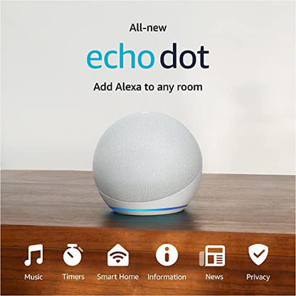 Amazon Echo Dot (newest model), Vibrant sounding Alexa speaker, Great for bedrooms, dining rooms and offices, Deep Sea Blue