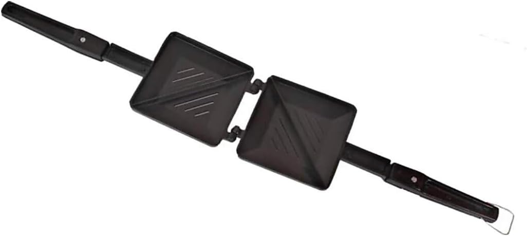 Gas Toaster Sandwich Maker Panini Maker Hot Sandwich Maker with 2 in 1 Peeler, Non-Stick Aluminum Toaster