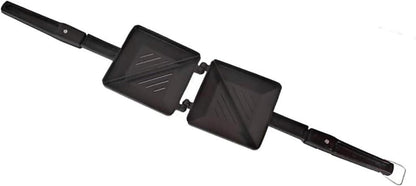 Gas Toaster Sandwich Maker Panini Maker Hot Sandwich Maker with 2 in 1 Peeler, Non-Stick Aluminum Toaster