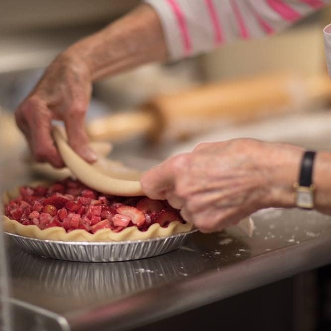 KitchenDance Disposable Aluminum Pie Pan - 11" Heavy Duty Nonstick Foil Pans for Baking and Cooking, 10 Pack