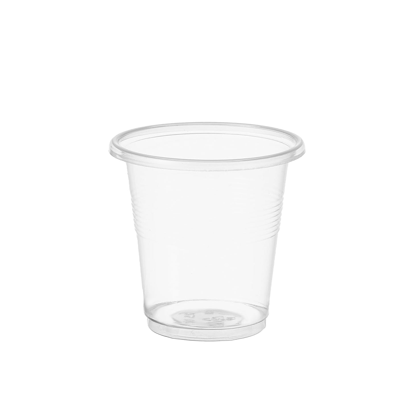 Jaluxing 500 Pack 3.5 OZ Clear Plastic Cups, Small Disposable Mouthwash 3.5 Ounce Bathroom Cups (Formerly FULING)