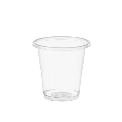 Jaluxing 500 Pack 3.5 OZ Clear Plastic Cups, Small Disposable Mouthwash 3.5 Ounce Bathroom Cups (Formerly FULING)
