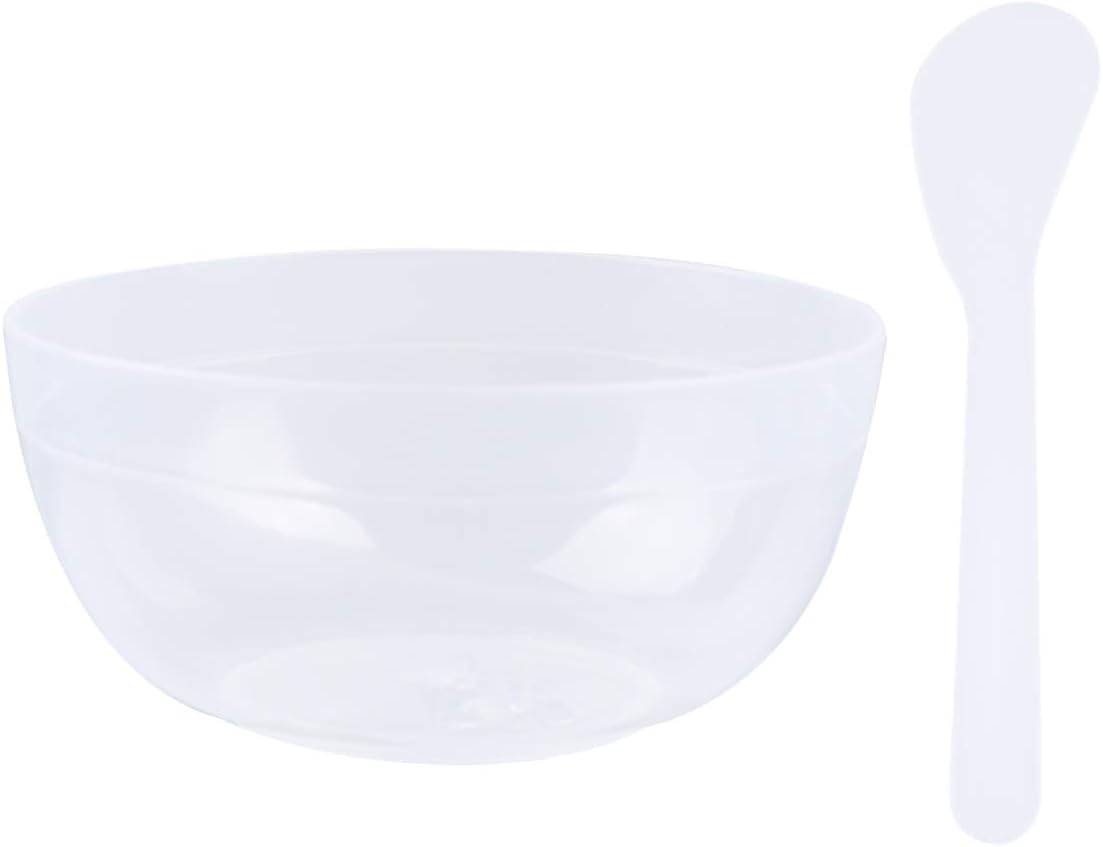 10 Sets Slime Bowl Mixing Tool Makeup Bowls, Plastic Glue Mixer for Makeup Crafts (Transparent)