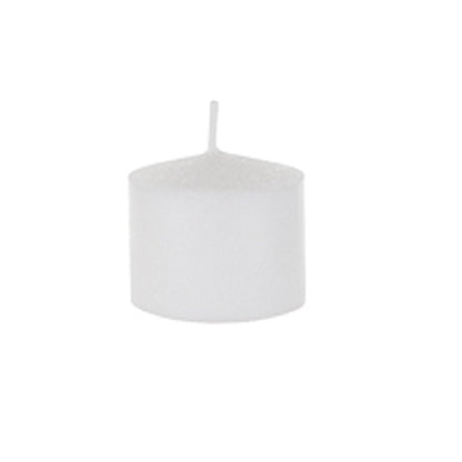 Mega Candles 72 pcs Unscented White Votive Candles, Pressed Wax Candle 10 Hours 1.5 Inch x 1.38 Inch, Home Décor, Wedding Receptions, Occasions, Events, Festivities, Meditations, Religious, Prayers