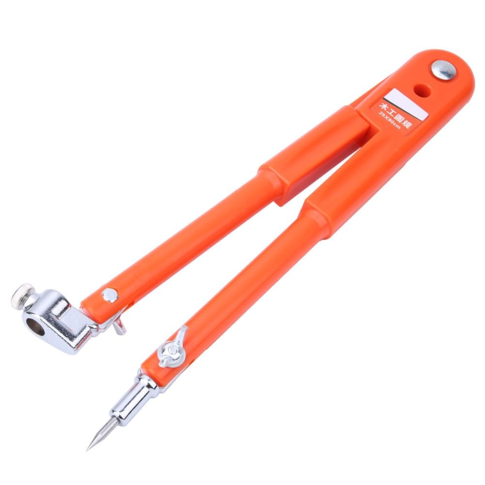 MOPFOL Large Professional Drafting Compass with Pencil Holder - 15.7 Inch Woodworking Tool for Geometry, Circle Drawing and Technical Drafting