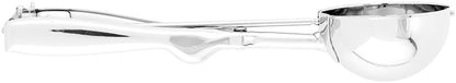 Restaurantware Met Lux 3 Ounce Gelato Scoop - Ambidextrous Ice Cream Scoop with Built-In Blade, Stainless Steel