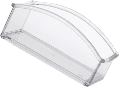 STOBOK Clear Acrylic Tea Storage Organizer, Sugar Packet Holder for Home Office Countertop and Coffee Bar