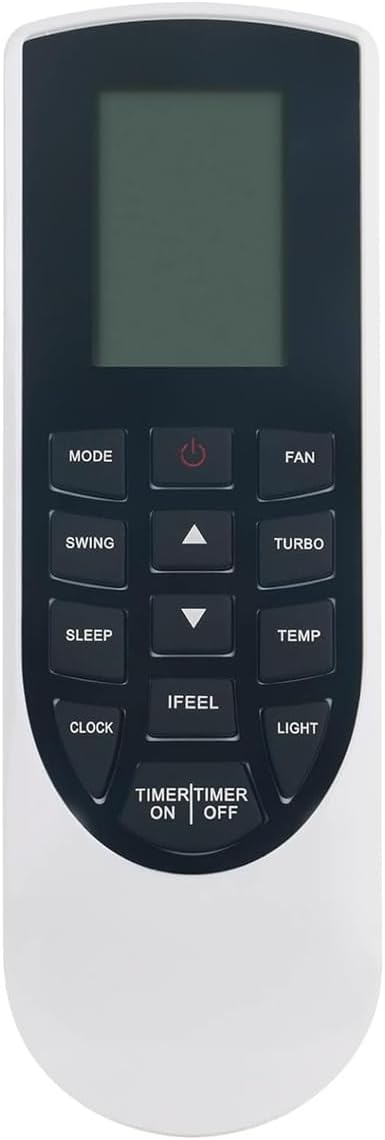YAN1F1 Replacement Remote Control for GREE Air Conditioner Models LIVS12HP230V1AH, LIVS18HP230V1AH, and More