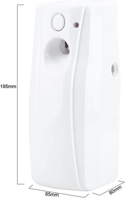 AYNEFY Automatic Air Freshener Aerosol Spray Dispenser with Light Sensor for Indoor Wall Mounted Household Appliances