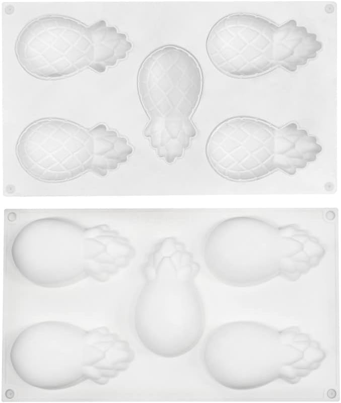 Silicone Cake Mold, Dessert Silicone Mold for Baking, Fondant Mould, Fruit Shape, Jelly Bakeware, 11.68x6.84x1.48 inch