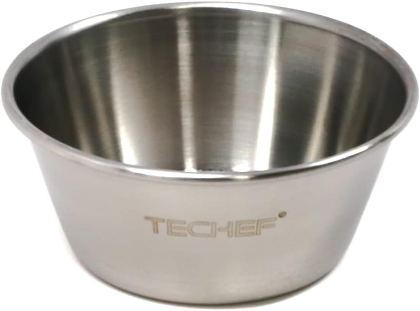 TECHEF Grease Cup/Sauce Cup for Stovetop Korean BBQ Grill Pan, 2 pcs