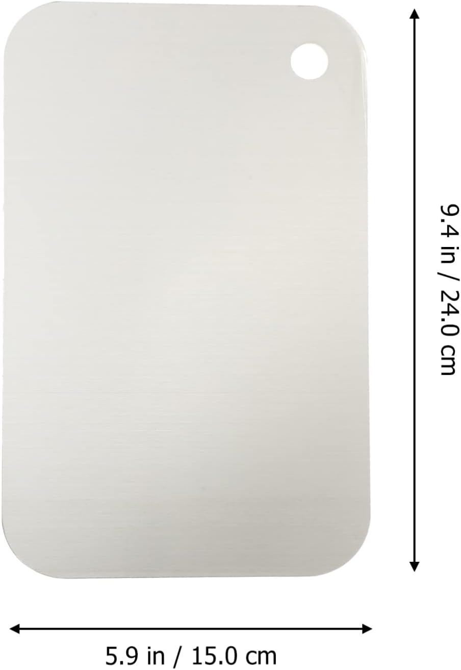 Stainless Steel Chopping Tray, Heavy Duty Cutting Board, Stainless Steel Board for Chopping