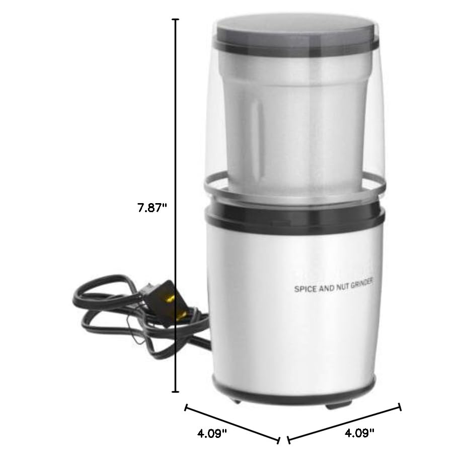 Cuisinart SG-10 Electric Spice-and-Nut Grinder, Stainless/Black, Mini