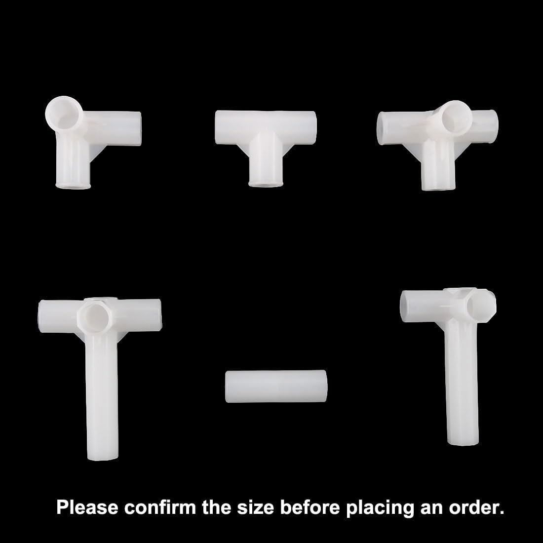 Set, 13mm 16 uxcell Shoe Rack Accessories Connectors Inner Diameter for Repair Assembled Wardrobe, Replacement of Parts