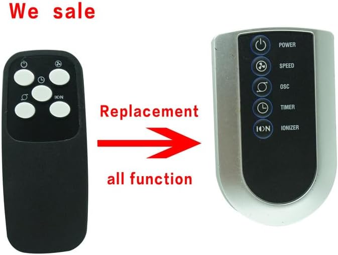 HCDZ Replacement Remote Control for Lasko Portable Electric Oscillating Xtra Air Tower Fan