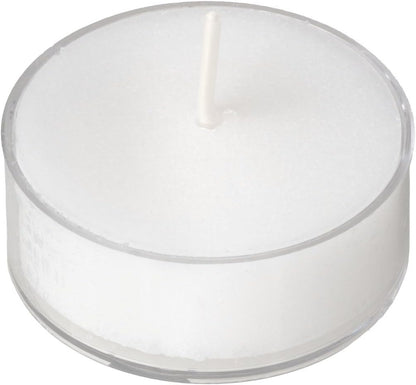 D’Light Online Clear Cupped 5 Hours Unscented White Tealight Candles in Clear Plastic Cups for Home Decor, Wedding, Holiday, Shabbat, Restaurants, Spa or as a Emergency Candle - Set of 500
