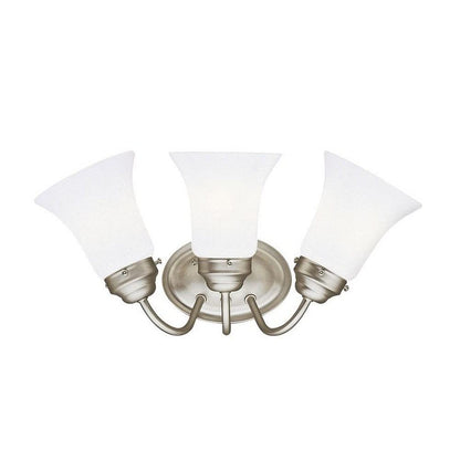 Kichler 6123NI Bath 3-Light, Brushed Nickel
