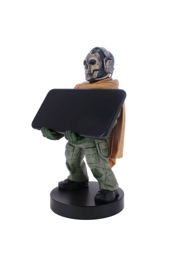 Exquisite Gaming: Call Of Duty: Ghost Warzone - Original Mobile Phone & Gaming Controller Holder, Device Stand, Cable Guys, COD Licensed Figure