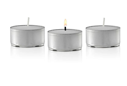 D’Light Online 7 Hours Long Burn Time Unscented White Tealight Candles in Aluminum Cup for Home Decor, Wedding, Holiday, Restaurants, Shabbat, Spa or as a Emergency Candle - Set of 400