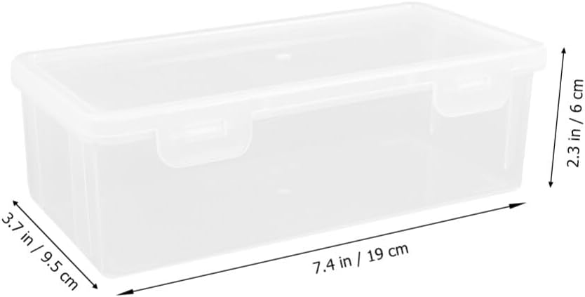 Luxshiny 3pcs Rectangular Loaf Bread Box, Airtight Plastic Bread Keeper Container for Kitchen Storing Refrigerator Cake