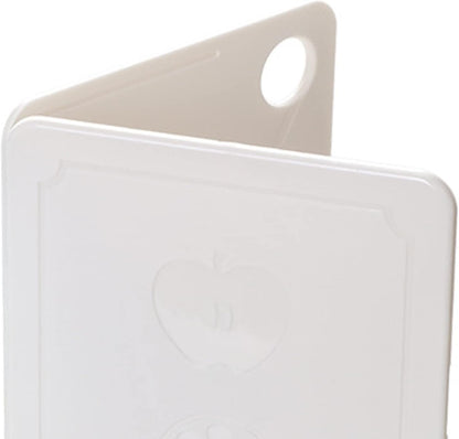 Fdit Foldable Kitchen Cutting Board, Portable Chopping Board for Outdoor Picnic, Nordic Rice White 20x12.5x0.8cm