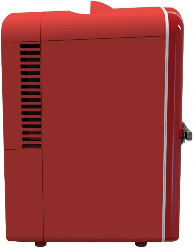 ARCTIC CHEF RMIS129RED Mini Compact Refrigerator, Red, 0.14 Cubic Feet