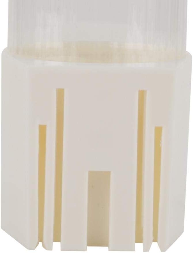 Paper Plastic Cup Dispenser for 60-80 Cups - One Touch Button Holder (White)