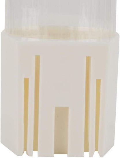 Paper Plastic Cup Dispenser for 60-80 Cups - One Touch Button Holder (White)