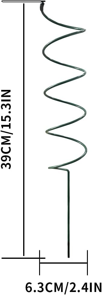 4Pack Spiral Tomato Stakes Plant Trellis Indoor Metal Wire Garden Trellis Small Climbing Leaf Shape Trellis for Garden