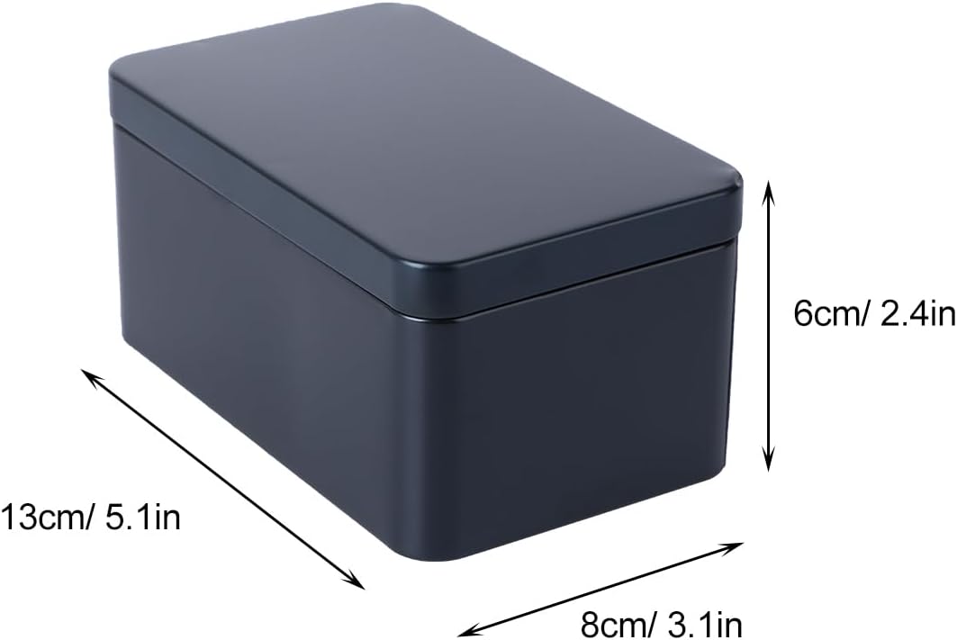 Metal Tea Tins Box with Lid, Bulk Japanese Candy Tins Container, Decorative Storage Tank for Food and Coffee