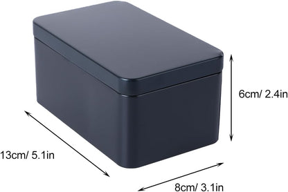 Metal Tea Tins Box with Lid, Bulk Japanese Candy Tins Container, Decorative Storage Tank for Food and Coffee