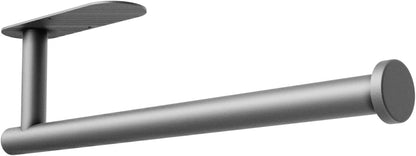 13 inch 1) DEKAVA Under Cabinet Wall Mount Paper Towel Holder, Self-Adhesive Bar, Stainless Steel (Grey