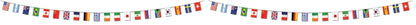 Beistle - 57738 Beistle Party Supplies, International Flag Pennant Banner, Multicolor (Pack of 2)