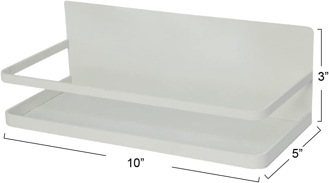 Household Essentials Metal Spice Organizer - Magnetic, White