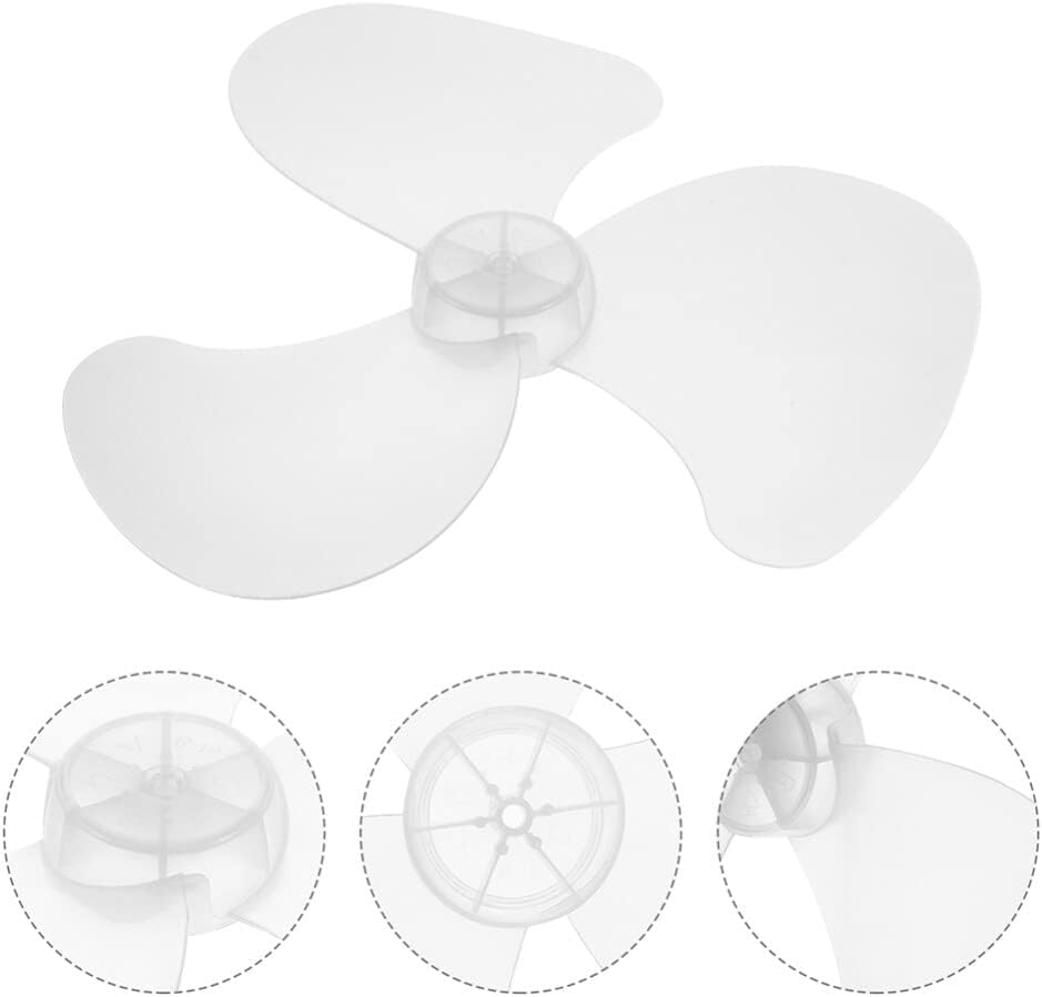 HOMSFOU Fan Replacement Blades - Universal Plastic 3 Leaves for 14 inch and 16 inch Electric Fan