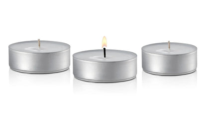 Premium Unscented 12 Hour Oversize Mega Tea Lights Candle in Aluminum Cups for Home Décor, Wedding Receptions, Romantic Dinner, Restaurants, Spa, Hotels, Holiday Decorations and Ambience - Set of 240