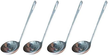 Set of Four (4) Stainless Steel Serving Ladles, 7 1/2 Inches, Soup Sauce