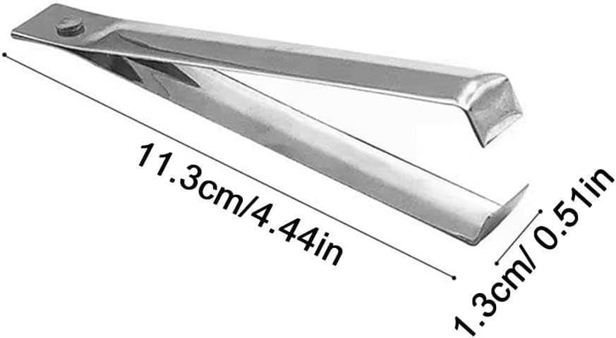 Fish Bone Tweezers Set, Stainless Steel Garlic Peeler Tool, Peeling Clip for Cooking Vegetables