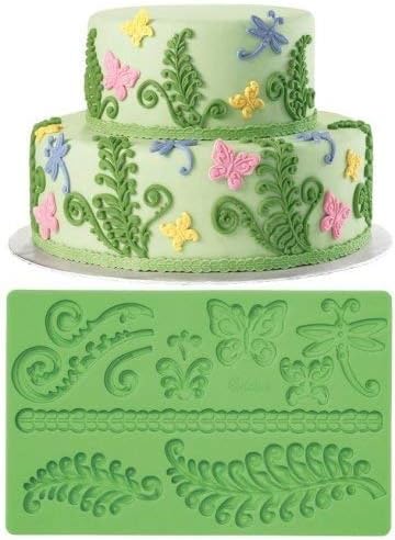 Wilton Silicone Mold for Fondant and Gum Paste, Ferns