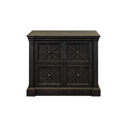 Martin Furniture Traditional Wood Lateral File Storage File Drawer Office File Drawer Dark Brown