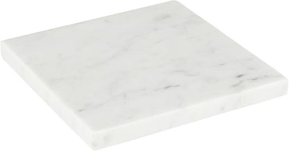Santa Barbara Design Studio Marble Charcuterie Board, Cheese Board Cutting Board, 6" Square, White