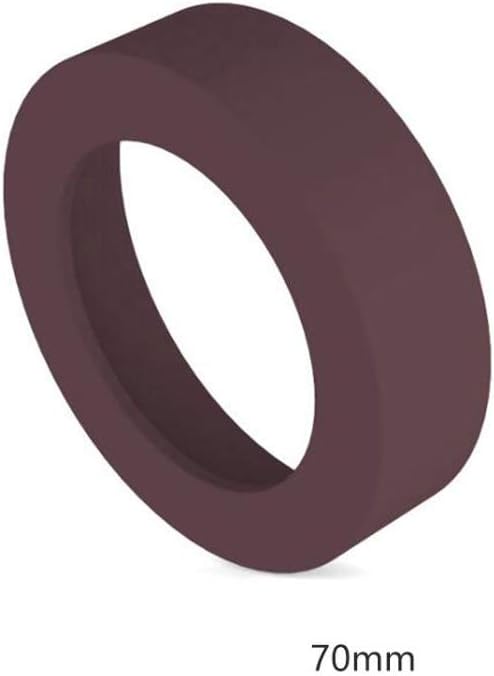 4 PCS Eco-Friendly Non-Slip Silicone Coaster for 20 oz, 30 oz Tumbler (Brown, 70mm)
