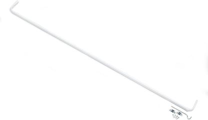 Fantasia Adjustable Width Single Curtain Rod, 66-120 Inch, with Brackets & Hardware, Easy to Install