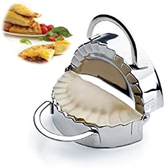 New Stainless Steel Ravioli Mould, Dumpling Maker, Pierogie Pie Crimper, 4 Inch Kitchen Gadget