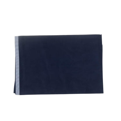 Baron Barclay Deluxe Suede Round Table Cover - 54" - Navy - Poly-Cotton Blend Tablecloth